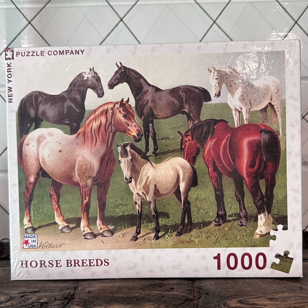 New in Plastic - 1000 Piece Horse Puzzle